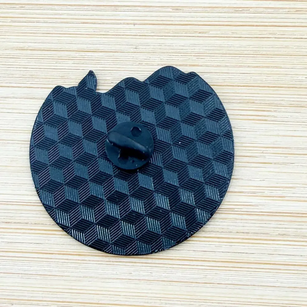Large Whale in Ocean Scene Metal Soft Enamel Pin
